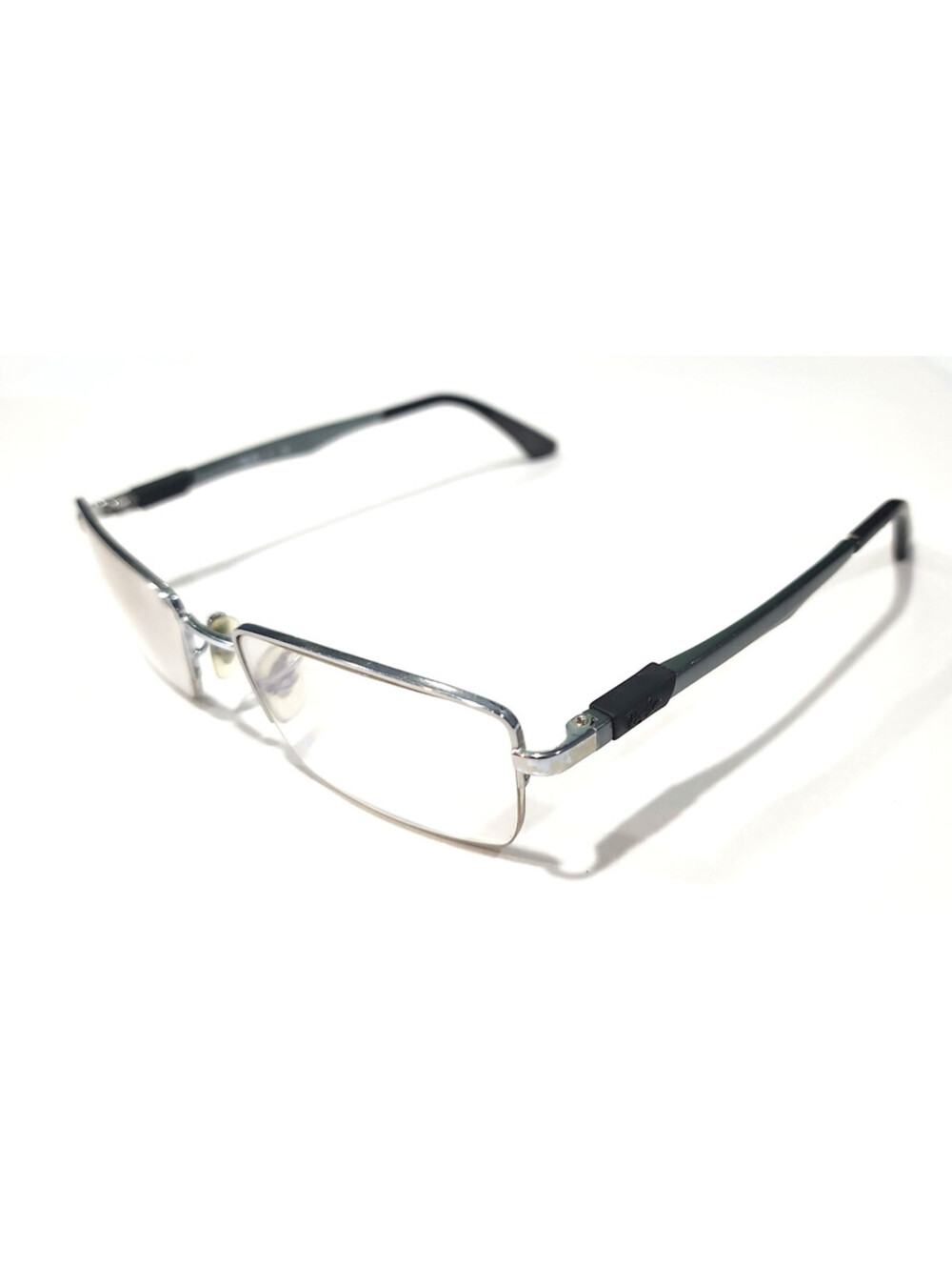 Ray Ban RB6263 2502 Silver Half Rim Eyeglasses Frame 52-17 145